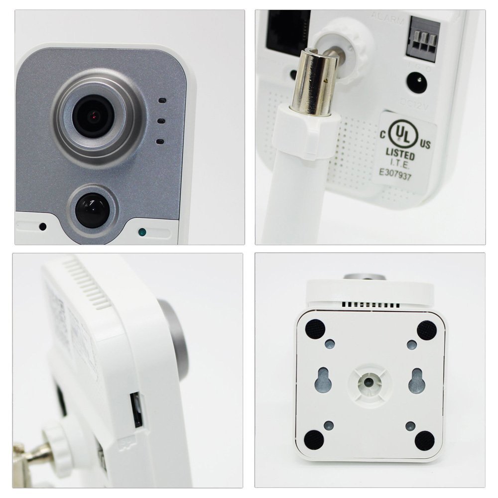 Ip cube kamera videonovērošanas kamera